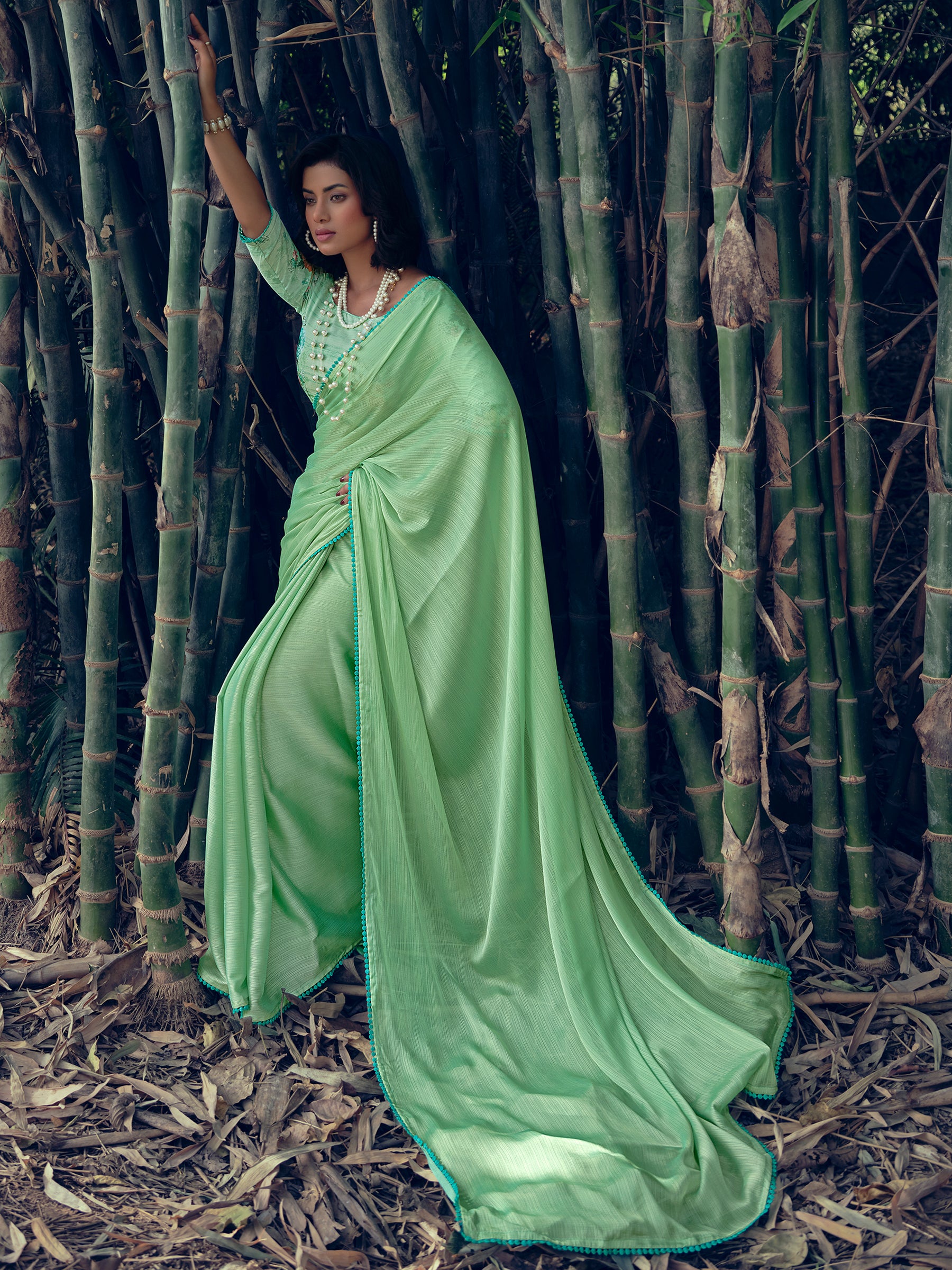 Emerald Green Art Silk Woven Saree | Traditional Weave Heritage Couture