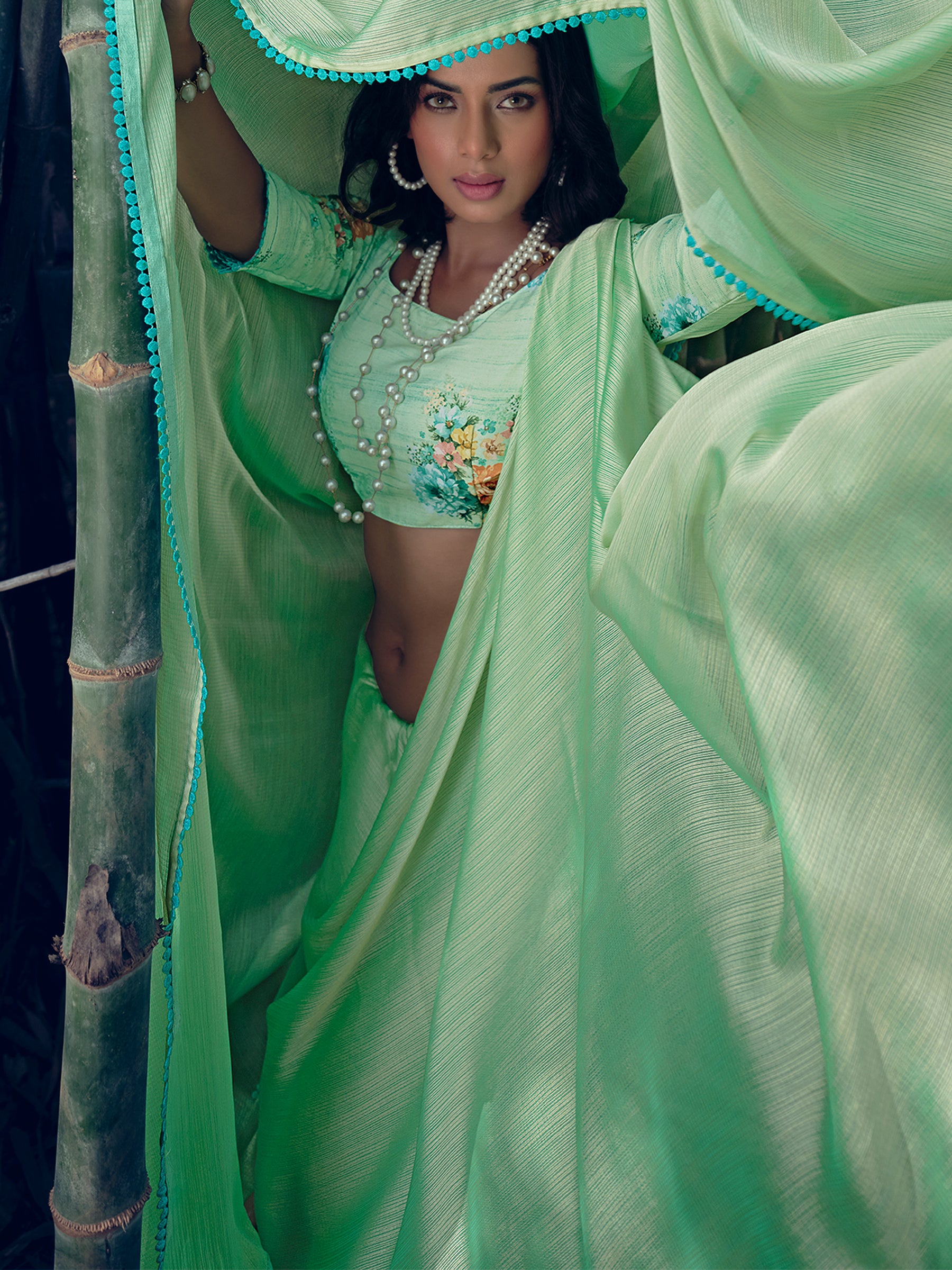 Emerald Green Art Silk Woven Saree | Traditional Weave Heritage Couture