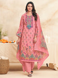 Blushing Garden Designer Salwar Suit | Digital Floral Print with Resham & Jari Embroidery