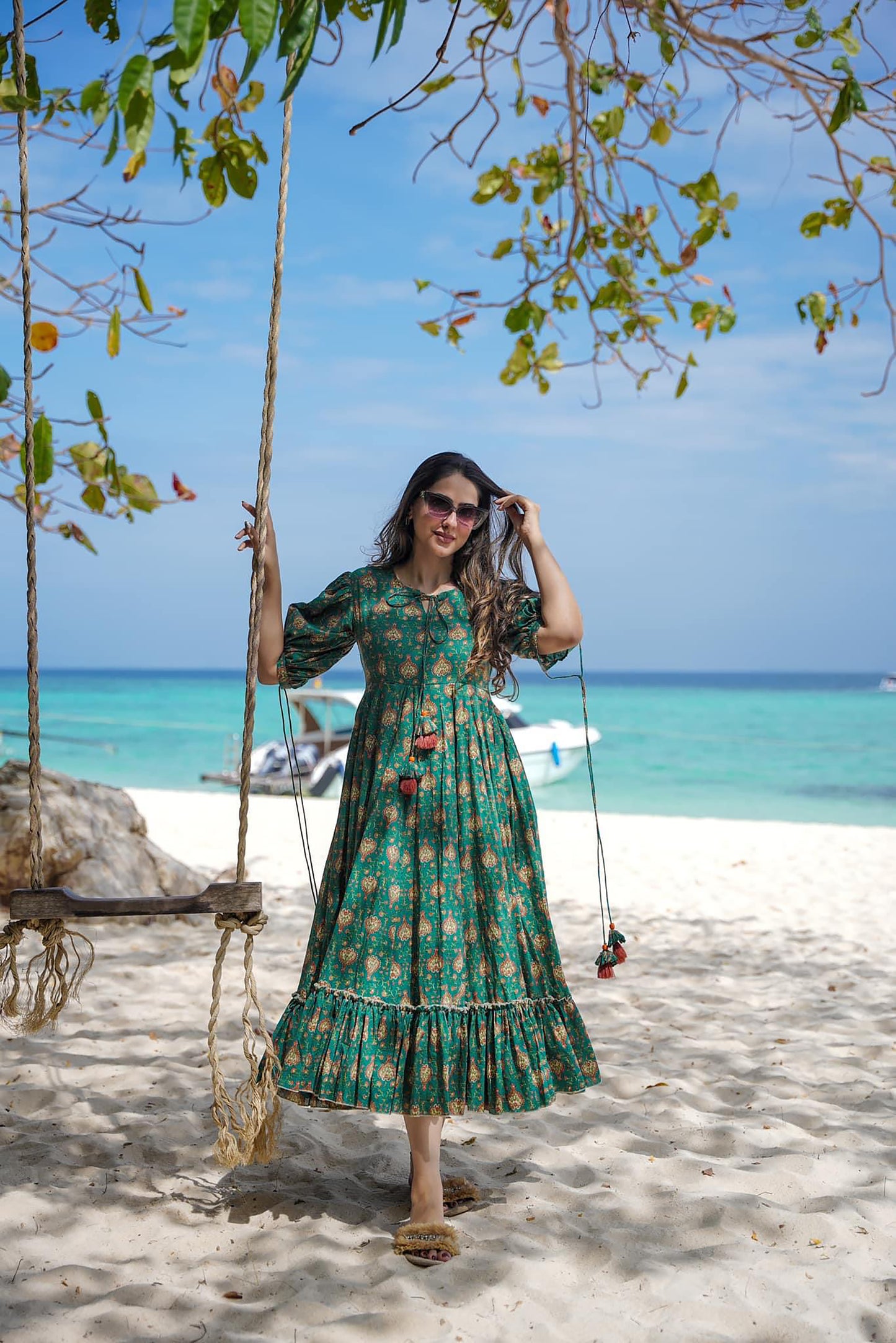 Malti Color Heavy Rayon Digital Anarkali Gown | Fully Flared Designer Wear