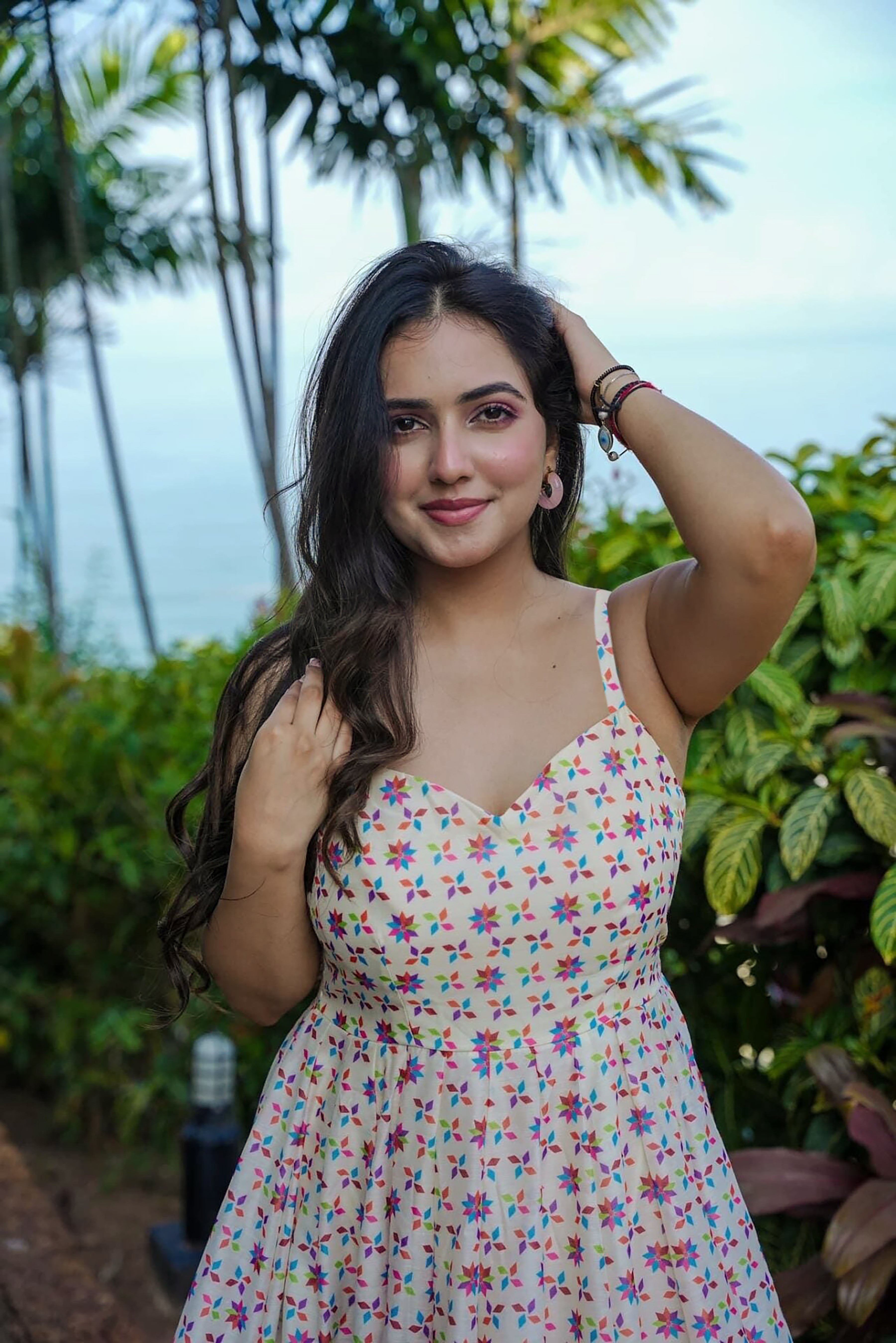 Multicolor Heavy Rayon Anarkali Gown | Malti Color Digital Printed Festive Couture