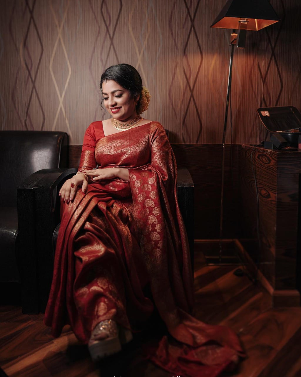 Royal Rani Soft Lichi Silk Saree | Rich Pallu & Jacquard Work Couture