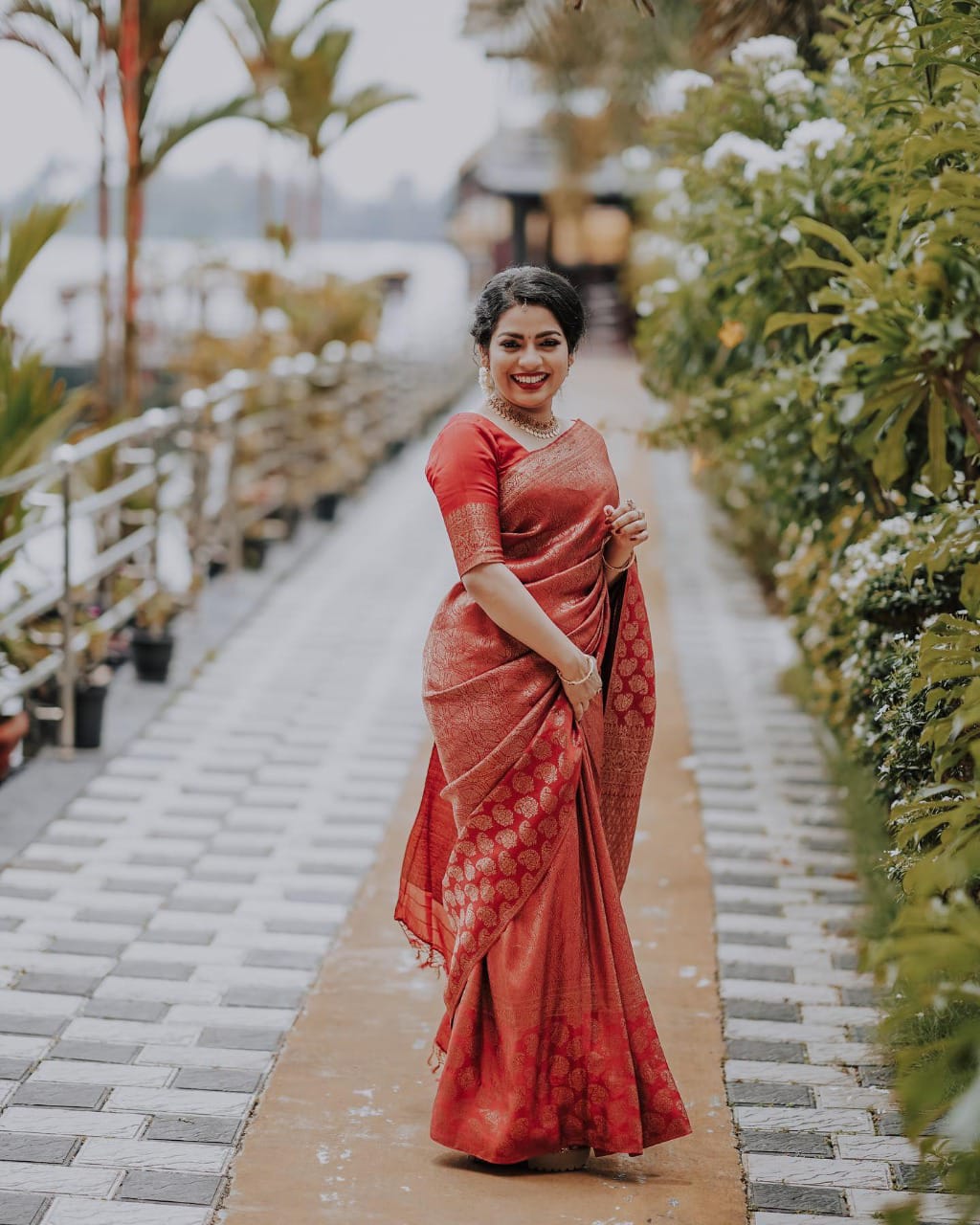 Royal Rani Soft Lichi Silk Saree | Rich Pallu & Jacquard Work Couture
