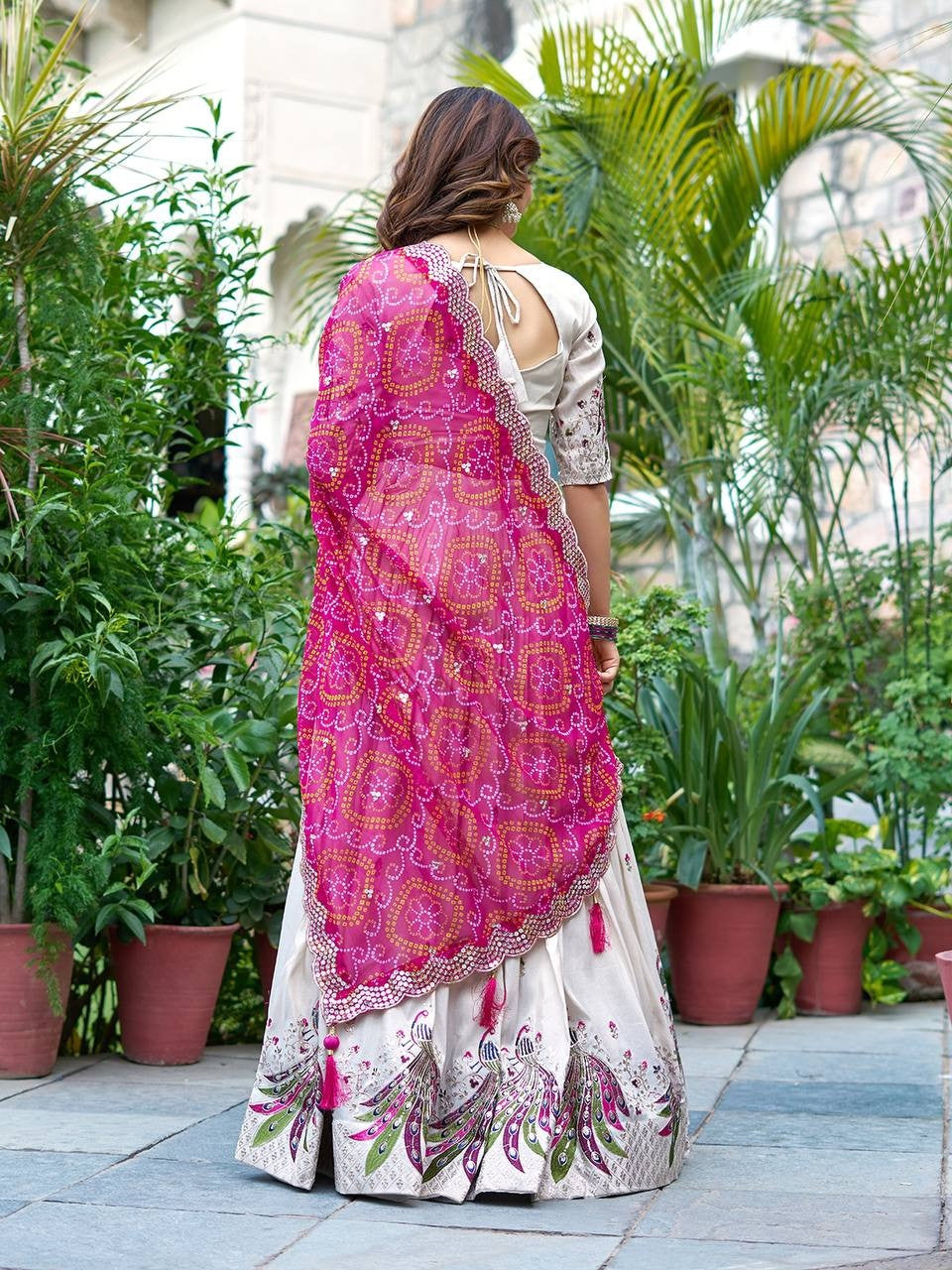 Opulent Tissue Silk Lehenga Choli | Heavy Embroidery 7mm Sequence & Thread Work Couture