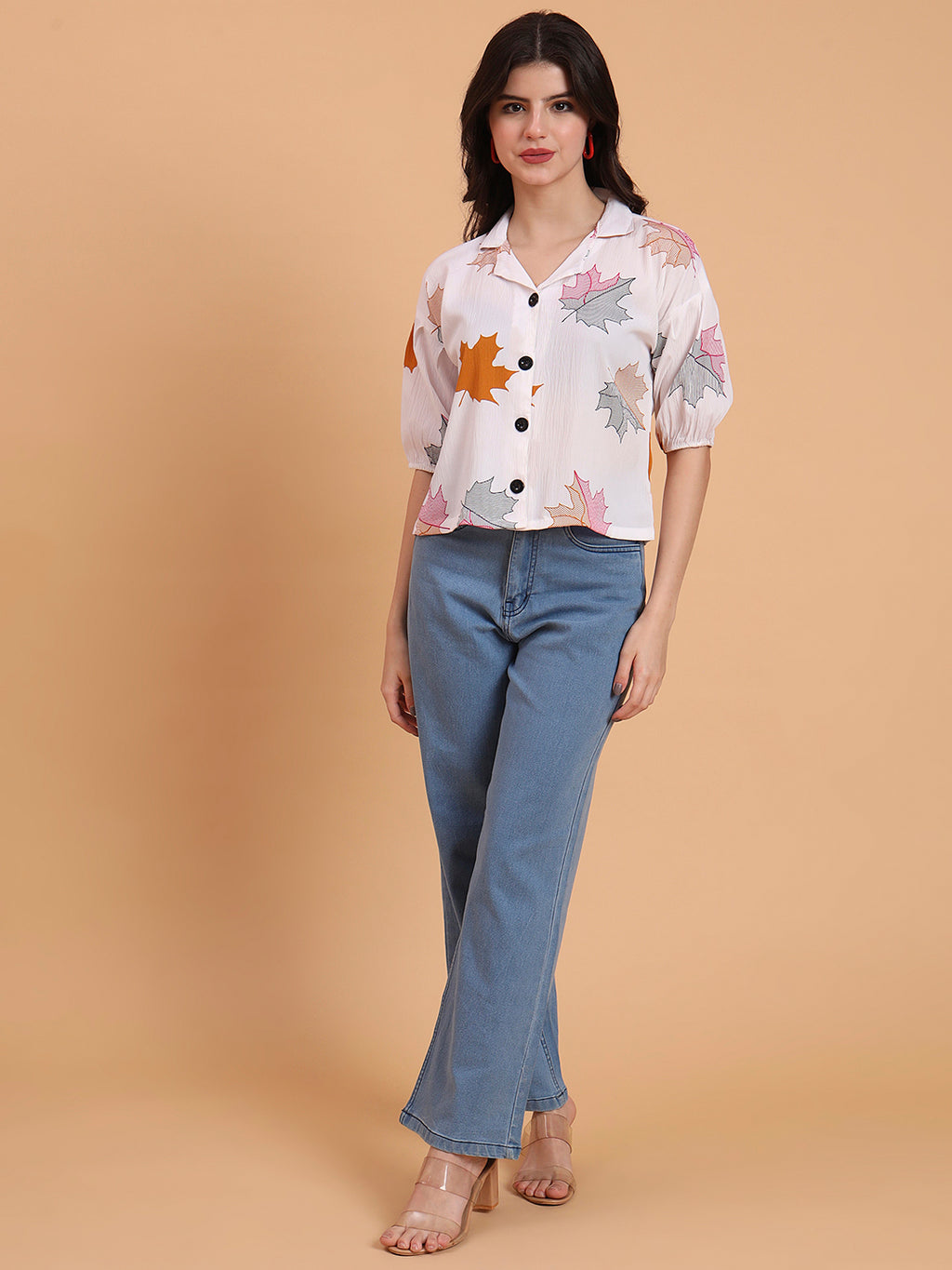 Off White Delta Designer Printed Shirt | Contemporary Casual Elegance