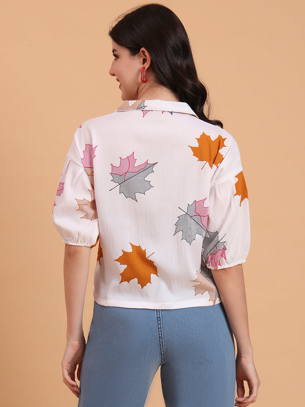 Off White Delta Designer Printed Shirt | Contemporary Casual Elegance