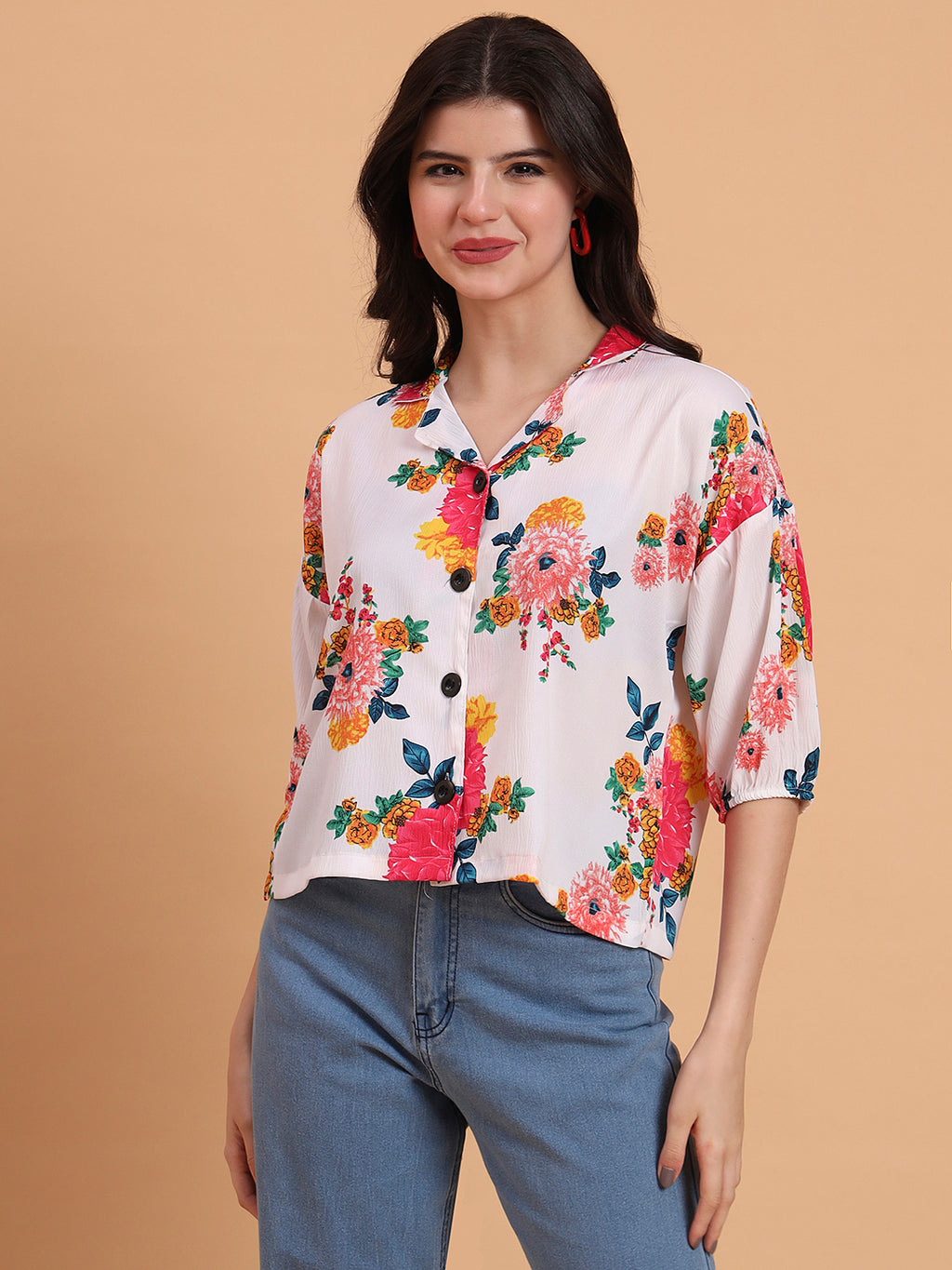 Off White Delta Designer Printed Shirt | Contemporary Casual Elegance