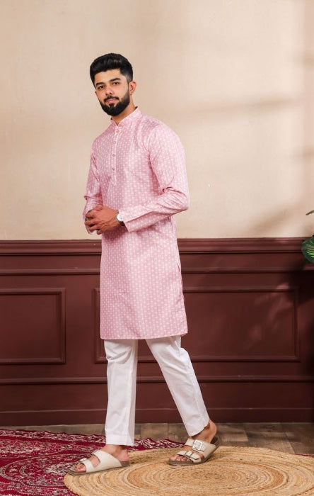 Rich Green Art Silk Festive Kurta with Payjama | Digital Print & Sequin Embroidery